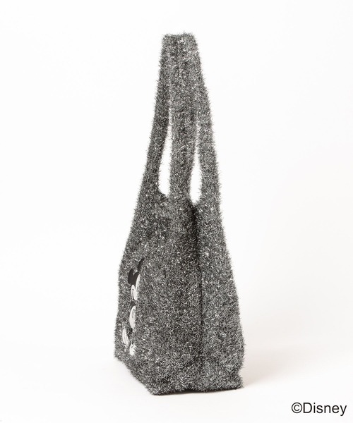 Disney トートバッグ 「MICKEY(ミッキー)」ラメトート レディース