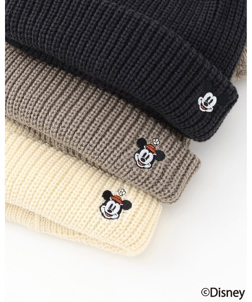 petit main ニット帽 ニットキャップ 「Disney」W梵天ニット帽 キッズ