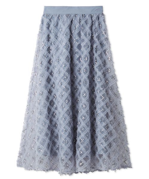 LILY BROWN クロスチュールボリュームスカート　新品タグ付き クロスチュールボリュームスカート(ロングスカート)｜スカート｜LILY