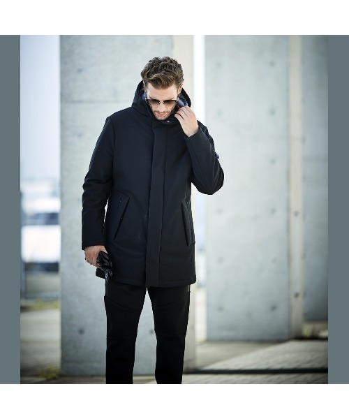 「g-stage」 ダウンコート 46 ブラック メンズ_画像2