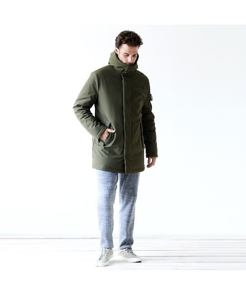 「g-stage」 ダウンコート 46 ブラック メンズ_画像6