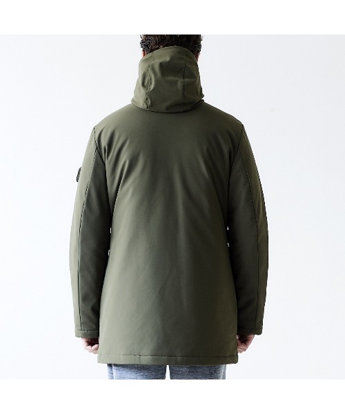 「g-stage」 ダウンコート 46 ブラック メンズ_画像7