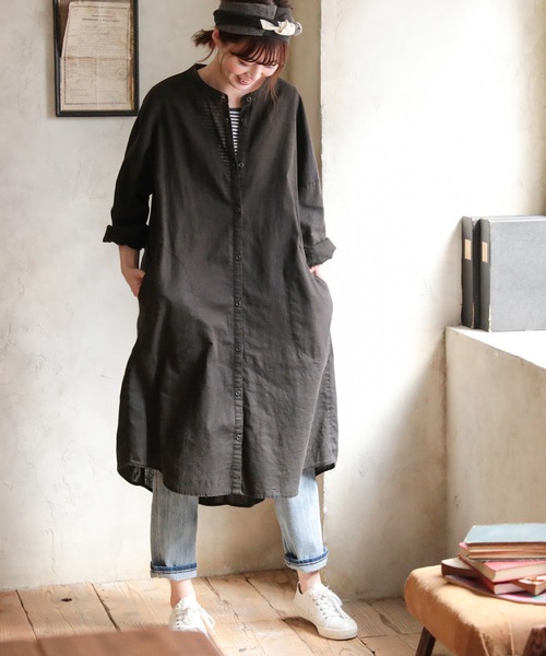 「soulberry」 長袖ワンピース L スミクロ レディース_画像3