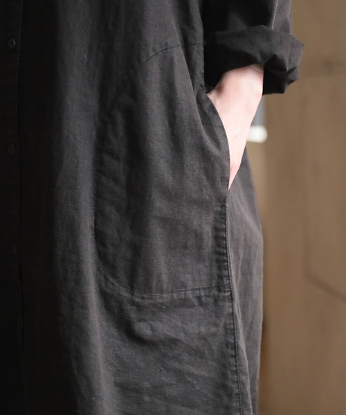 「soulberry」 長袖ワンピース L スミクロ レディース_画像9