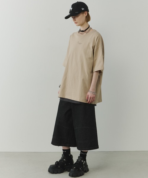 「AIVER」 半袖Tシャツ LARGE ブラック メンズ_画像5