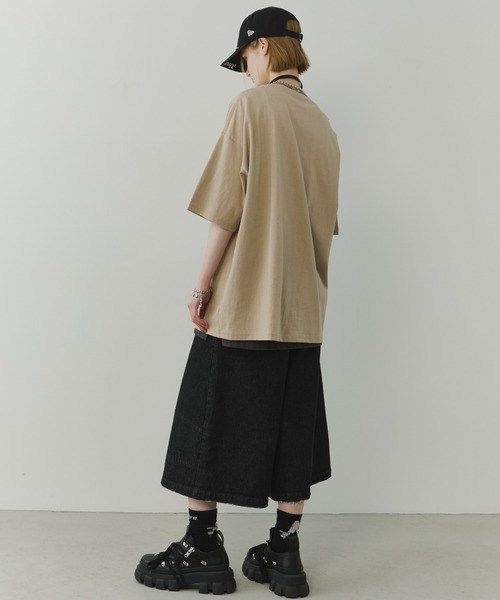 「AIVER」 半袖Tシャツ LARGE ブラック メンズ_画像6