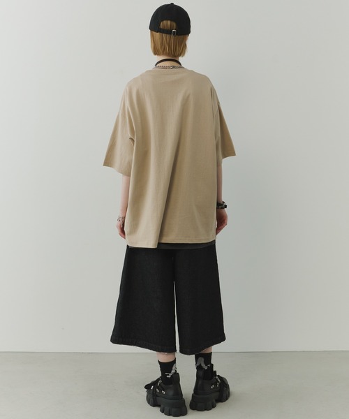 「AIVER」 半袖Tシャツ LARGE ブラック メンズ_画像7