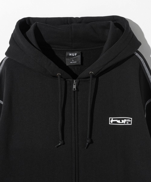 HUF（ハフ） パーカー 裏起毛 HUF STRETCH F/Z HOODIE ストレッチ
