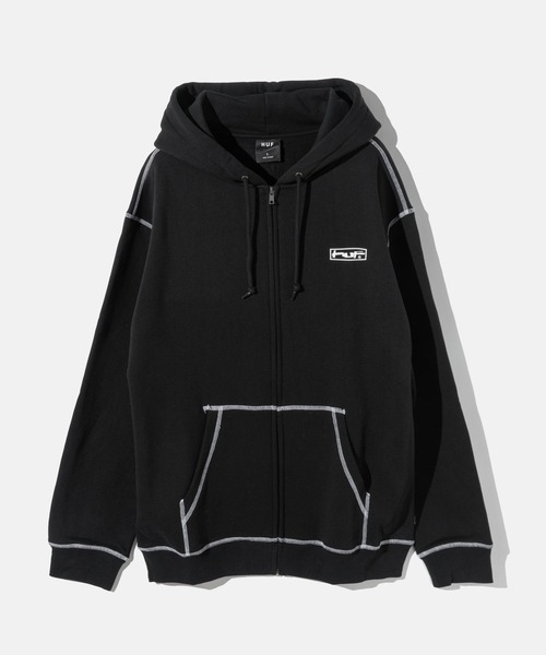 HUF（ハフ） パーカー HUF STRETCH F/Z HOODIE ストレッチフルジップ