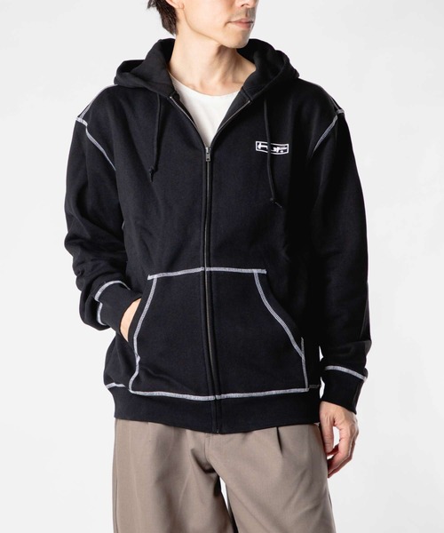 HUF（ハフ） パーカー HUF STRETCH F/Z HOODIE ストレッチフルジップ