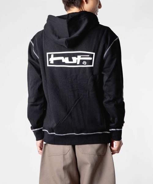HUF（ハフ） パーカー HUF STRETCH F/Z HOODIE ストレッチフルジップ
