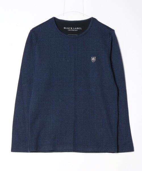 【新品・未使用】ブラックレーベル クレストブリッジ 長袖 シャツ M ネイビー BLACK LABEL CRESTBRIDGE（ブラックレーベル クレストブリッジ） ワン