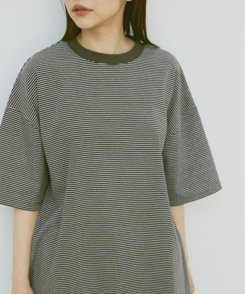 「flaner」 半袖Tシャツ MEDIUM ホワイト レディース_画像8