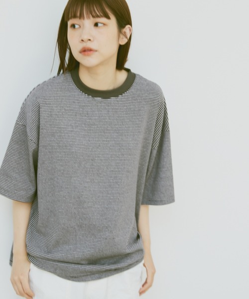 「flaner」 半袖Tシャツ MEDIUM ホワイト レディース_画像9