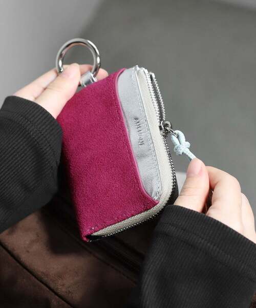 ANEMONE（アネモネ） 財布 スエード×レザーフラグメントケース