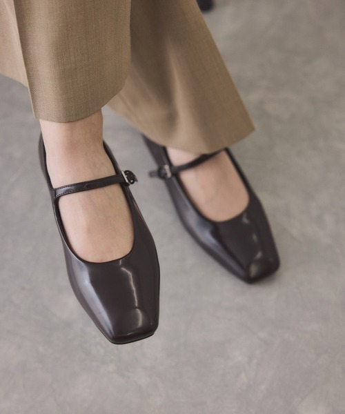 ADAM ET ROPE'（アダムエロペ） パンプス メリージェーンスクエア