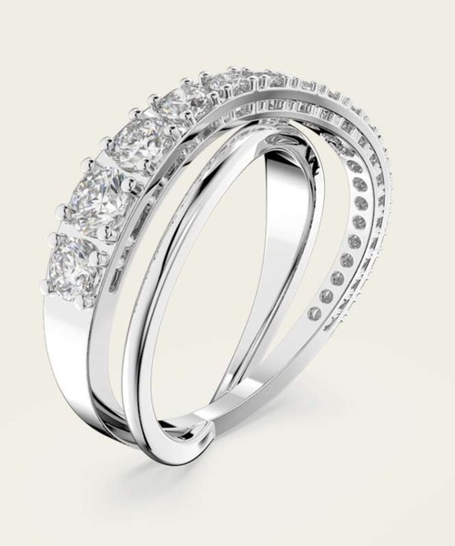 SWAROVSKI（スワロフスキー） リング 52 シルバー系その他 レディース