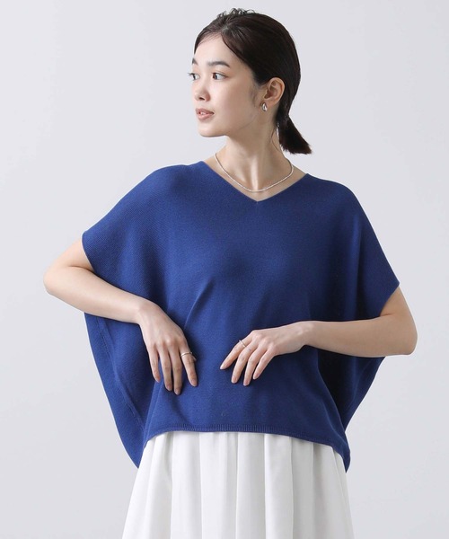 「Gready Brilliant」 半袖ニット 38 オフホワイト レディース_画像3