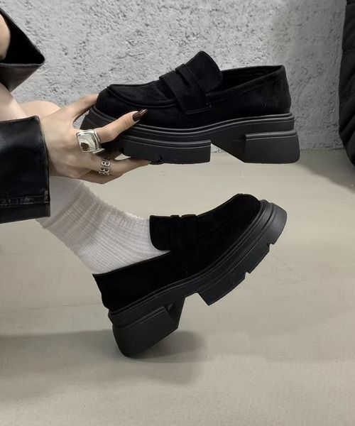 shoes365 ローファー 厚底ローファー レディース : ZOZOTOWN Yahoo!店