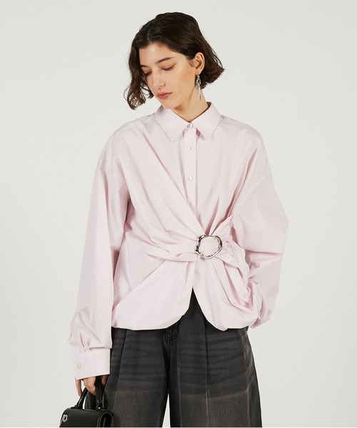 n【新品未開封】Alison frill tops pink PRANK PROJECT（プランクプロジェクト） ブラウス シャツ 「2026Spring