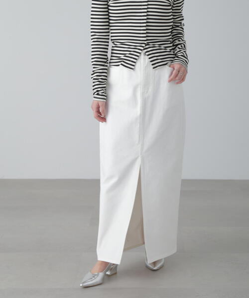 「FREE'S MART」 デニムスカート SMALL ライトインディゴブルー レディース_画像3