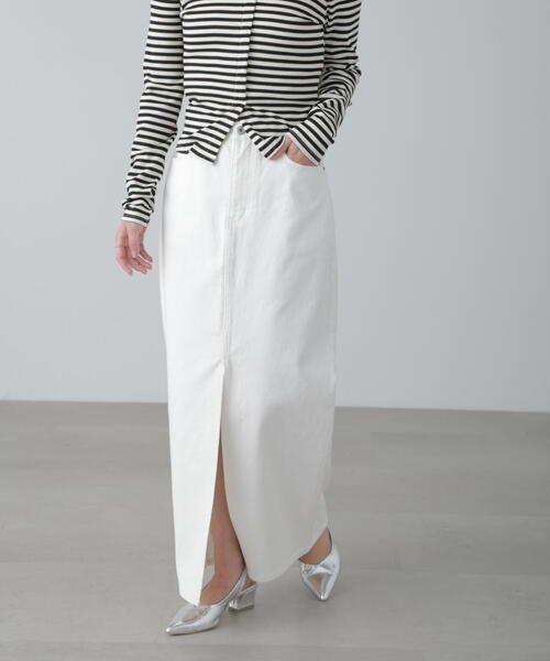 「FREE'S MART」 デニムスカート SMALL ライトインディゴブルー レディース_画像4