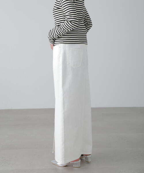 「FREE'S MART」 デニムスカート SMALL ライトインディゴブルー レディース_画像6