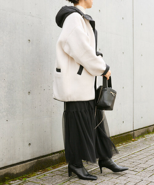 RIVE DROITE（リヴドロワ） コート FREE チャコールグレー レディース