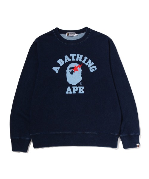 A BATHING APE（アベイシングエイプ） トレーナー スウェット COLLEGE