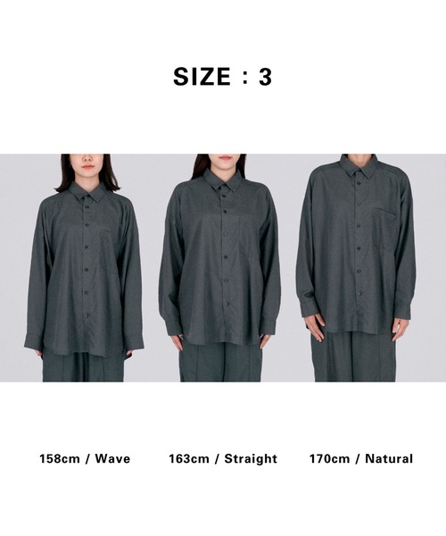 「OUR WACOAL」 長袖シャツ 3 ベージュ レディース_画像5