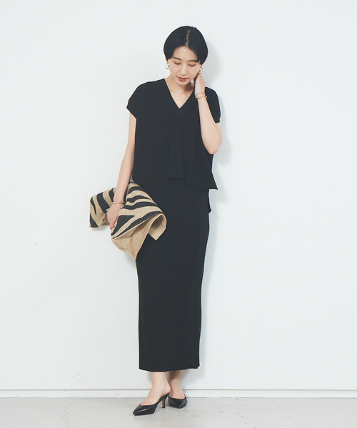 「Rouge vif」 タイトスカート 36 ブラック レディース_画像3