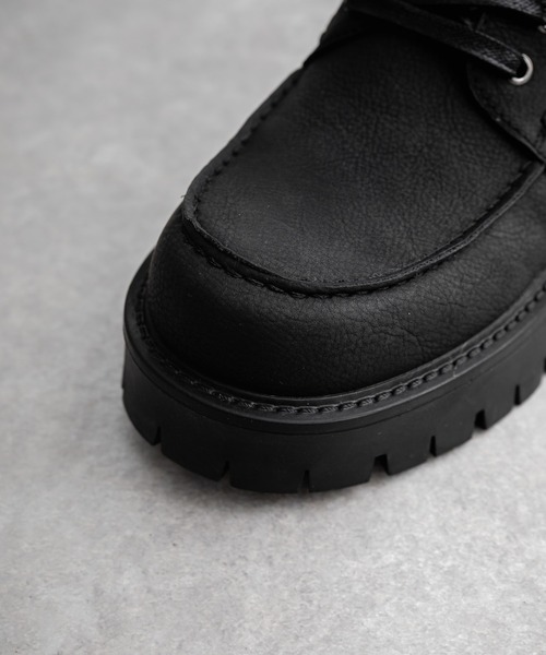Rocky Monroe（ロッキーモンロー） デッキシューズ フェイクレザー厚底