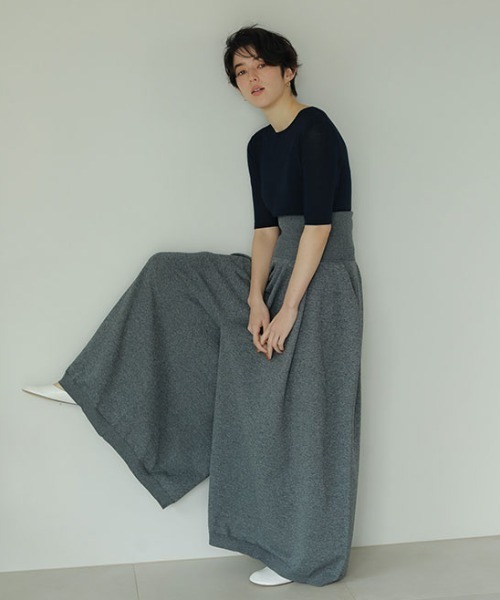 「ETRE TOKYO」 イージーパンツ S イエロー レディース_画像7