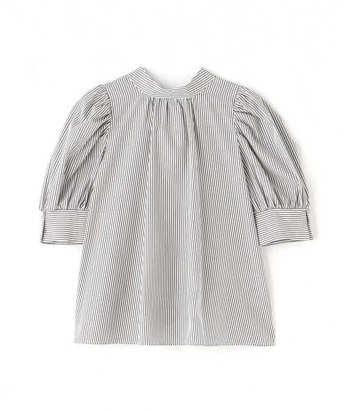 「NATURAL BEAUTY BASIC」 半袖ブラウス SMALL ブルー系その他 レディース_画像2