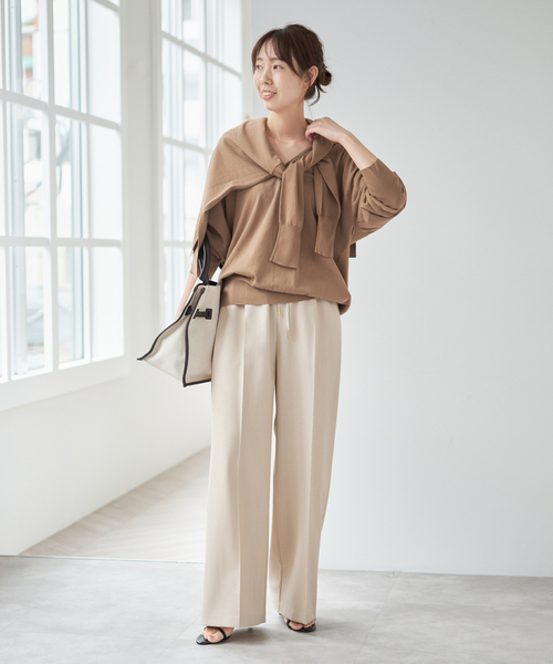 Spick and Span◆ダブルニットVプルオーバー Spick & Span - ダブルニットVプルオーバーの通販 by tm's shop