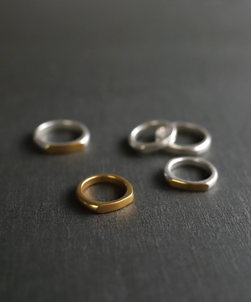 「TEN.」 リング #7 ゴールド レディース_画像3