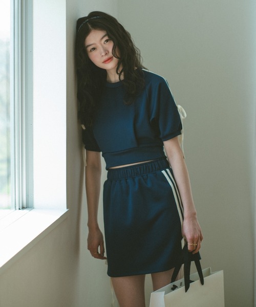 「VANNIE U」 キュロット FREE ネイビー レディース_画像5