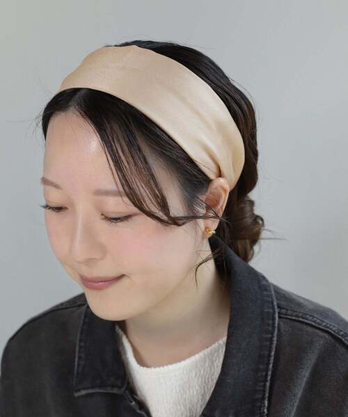 ANEMONE（アネモネ） ヘアバンド サテンバックワイヤーターバン