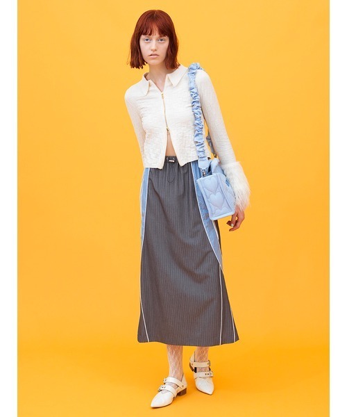 「FURFUR」 ニットカーディガン ONE SIZE ピンク レディース_画像5