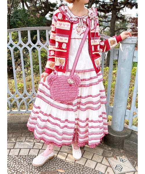 【美品】ピンクハウス　フリルバレエシューズ Sサイズ　ピンク PINK HOUSE（ピンクハウス） バレエシューズ パンプス フリル使い
