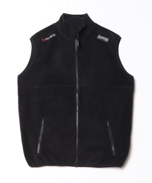 新品】DUFFER POLARTEC フルジップベスト（L） 【公式通販】