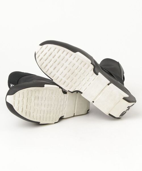 Y-3 「Y-3」 ハイカットスニーカー 24.5cm ブラック レディース 