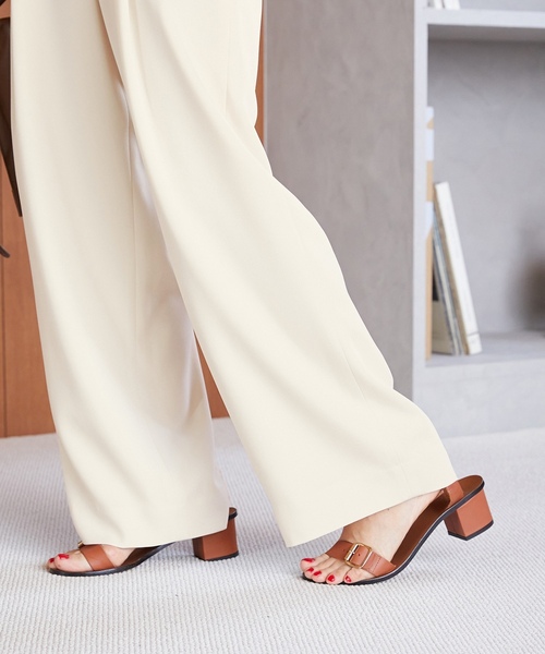 「VERMEIL par iena」 パンツ 38 ホワイト レディースの画像