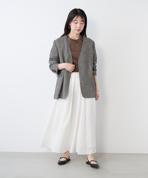 MICA&DEAL（マイカアンドディール） tシャツ ワンポイント刺繍Tシャツ 