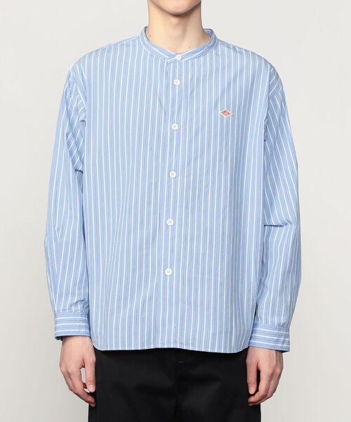 Danton（ダントン） 長袖シャツ 40 グレー系その他 メンズ : ZOZOTOWN