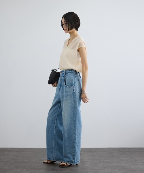 SALON adam et rope'（サロン アダム エ ロペ） ベスト ジレ コットン
