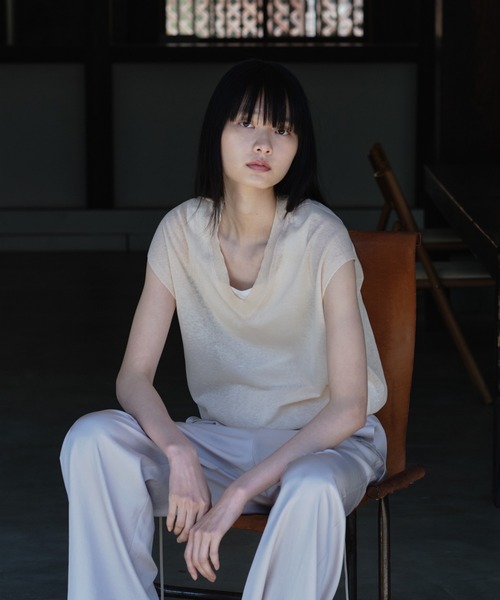 SALON adam et rope'（サロン アダム エ ロペ） ベスト ジレ コットン