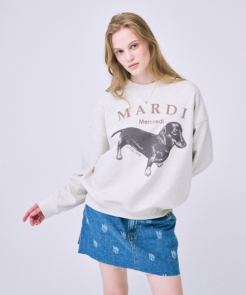 「Mardi Mercredi」 スウェットカットソー FREE グレー レディース_画像4