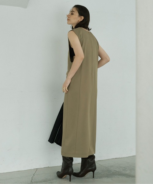 「GALLARDAGALANTE」 サロペットスカート M ベージュ レディースの画像