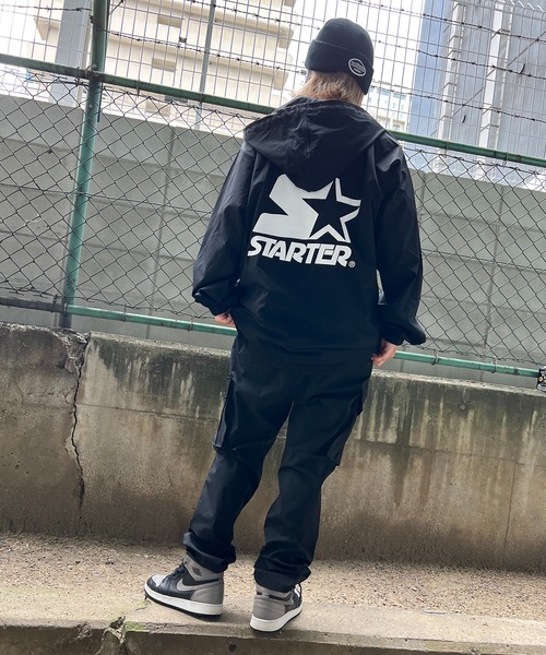 「STARTER BLACK LABEL」 ブルゾン L ブラック メンズ_画像7